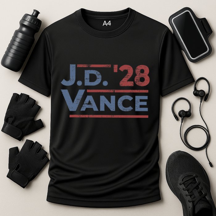 Vance 2028 Jd Vance 2028 President Election Campaign Retro Cooling Performance Crew T-Shirt