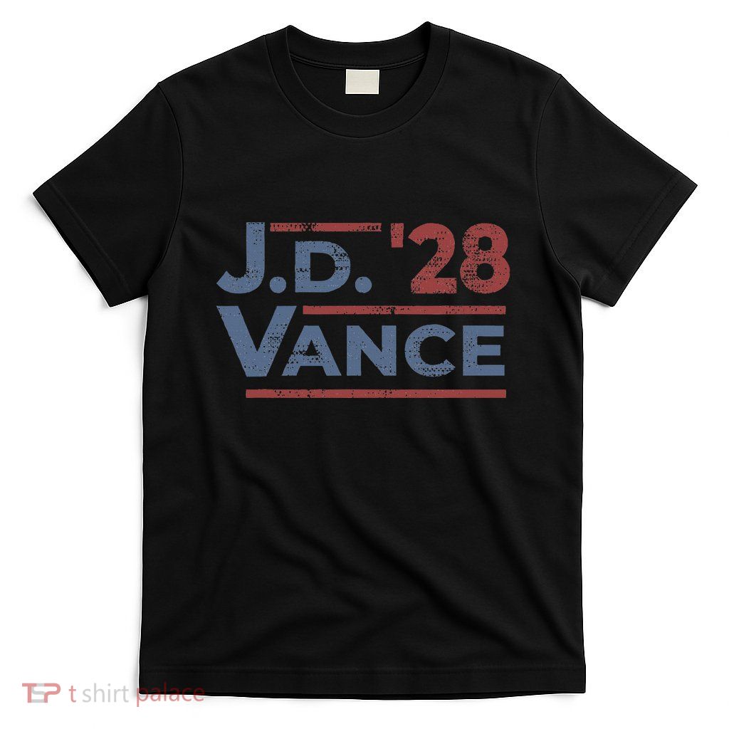 Vance 2028 Jd Vance 2028 President Election Campaign Retro T-Shirt