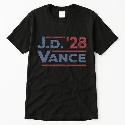 Vance 2028 Jd Vance 2028 President Election Campaign Retro Tall T-Shirt