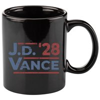 Vance 2028 Jd Vance 2028 President Election Campaign Retro 11oz C Handle Ceramic Mug