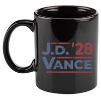 Vance 2028 Jd Vance 2028 President Election Campaign Retro 11oz C Handle Ceramic Mug