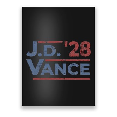 Vance 2028 Jd Vance 2028 President Election Campaign Retro Poster