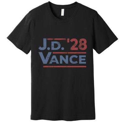 Vance 2028 Jd Vance 2028 President Election Campaign Retro Premium T-Shirt