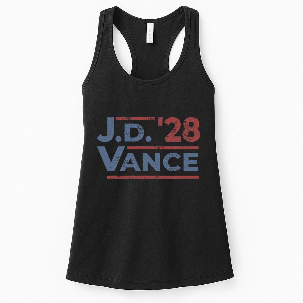 Vance 2028 Jd Vance 2028 President Election Campaign Retro Womens Tank Top