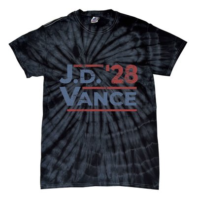 Vance 2028 Jd Vance 2028 President Election Campaign Retro Tie-Dye T-Shirt