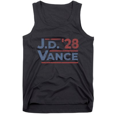 Vance 2028 Jd Vance 2028 President Election Campaign Retro Tank Top