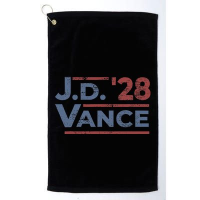 Vance 2028 Jd Vance 2028 President Election Campaign Retro Golf Towel