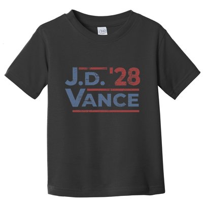 Vance 2028 Jd Vance 2028 President Election Campaign Retro Toddler T-Shirt