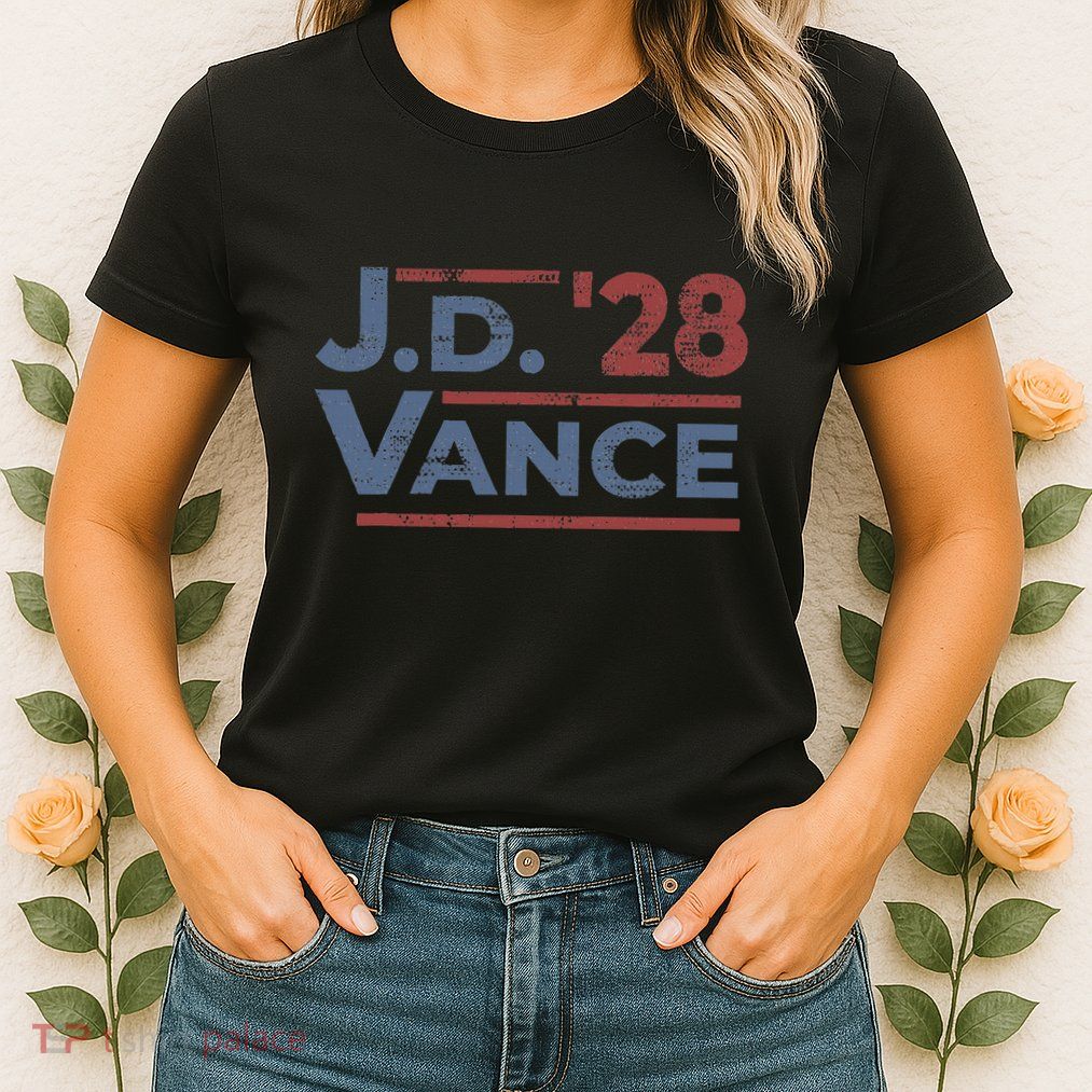 Vance 2028 Jd Vance 2028 President Election Campaign Retro Womens T-Shirt