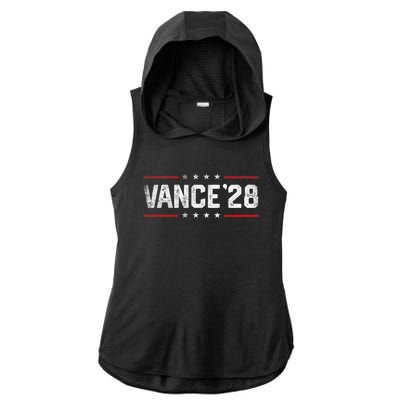 Vance 2028 Jd Vance 2028 For President Election Campaign Ladies PosiCharge Tri-Blend Wicking Draft Hoodie Tank