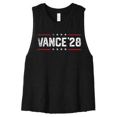 Vance 2028 Jd Vance 2028 For President Election Campaign Women's Racerback Cropped Tank