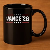 Vance 2028 Jd Vance 2028 For President Election Campaign 11oz C Handle Ceramic Mug
