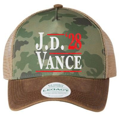 Vance 2028 Jd Vance 2028 President Election Campaign Legacy Tie Dye Trucker Hat