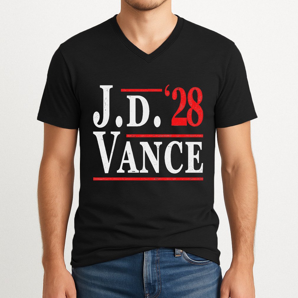 Vance 2028 Jd Vance 2028 President Election Campaign V-Neck T-Shirt
