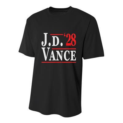 Vance 2028 Jd Vance 2028 President Election Campaign Youth Performance Sprint T-Shirt