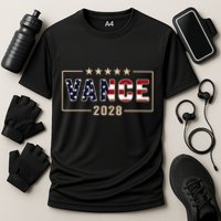 Vance 2028 J.D. Vance For President 28 Vance Flag Cooling Performance Crew T-Shirt