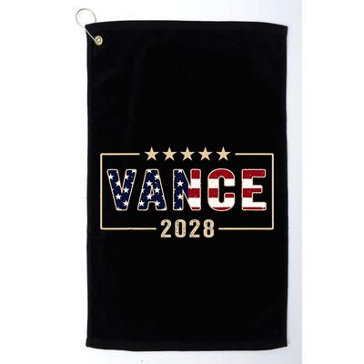 Vance 2028 J.D. Vance For President 28 Vance Flag Golf Towel