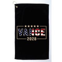 Vance 2028 J.D. Vance For President 28 Vance Flag Golf Towel