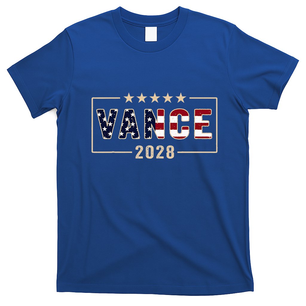 Vance 2028 J.D. Vance For President 28 Vance Flag T-Shirt