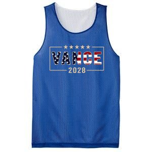 Vance 2028 J.D. Vance For President 28 Vance Flag Mesh Reversible Basketball Jersey Tank