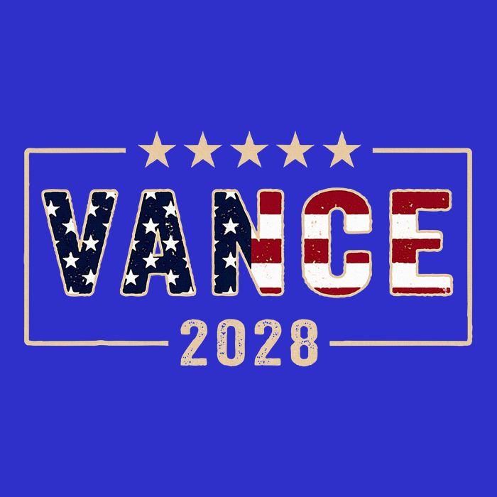 Vance 2028 J.D. Vance For President 28 Vance Flag Premium T-Shirt