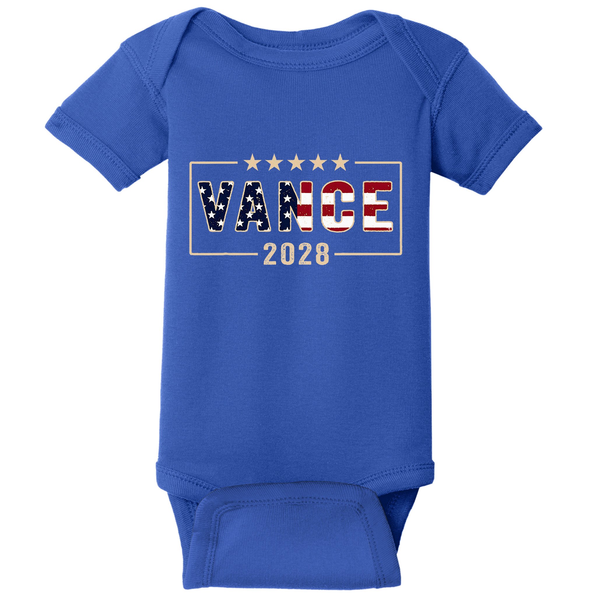 Vance 2028 J.D. Vance For President 28 Vance Flag Baby Bodysuit