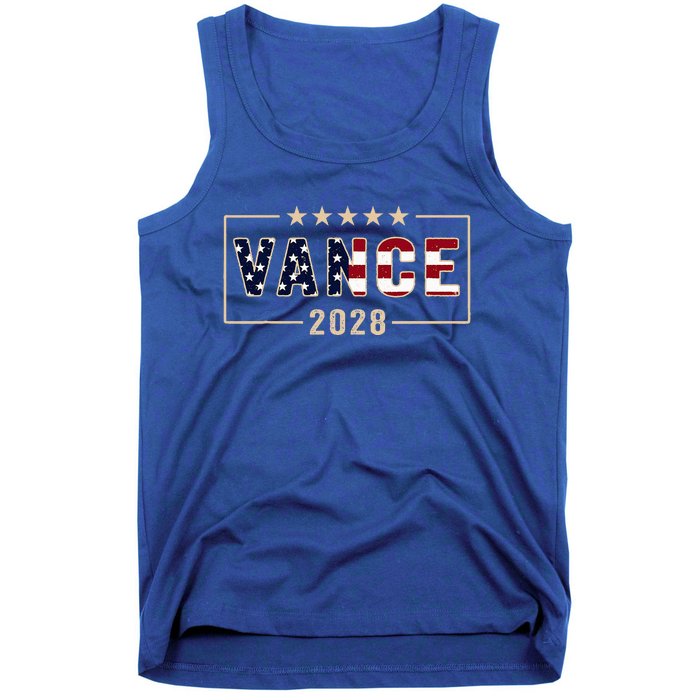 Vance 2028 J.D. Vance For President 28 Vance Flag Tank Top