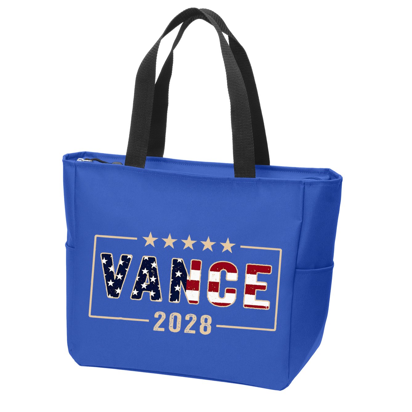 Vance 2028 J.D. Vance For President 28 Vance Flag Zip Tote Bag