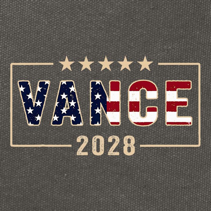 Vance 2028 J.D. Vance For President 28 Vance Flag Cotton Canvas Backpack