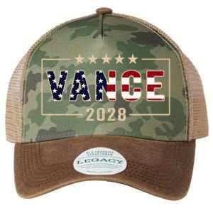 Vance 2028 J.D. Vance For President 28 Vance Flag Legacy Tie Dye Trucker Hat