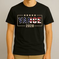 Vance 2028 J.D. Vance For President 28 Vance Flag T-Shirt
