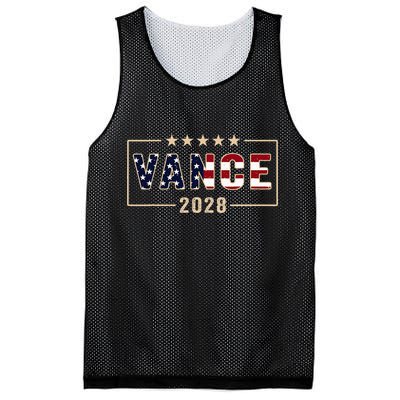 Vance 2028 J.D. Vance For President 28 Vance Flag Mesh Reversible Basketball Jersey Tank