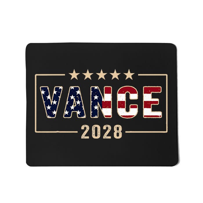 Vance 2028 J.D. Vance For President 28 Vance Flag Mousepad