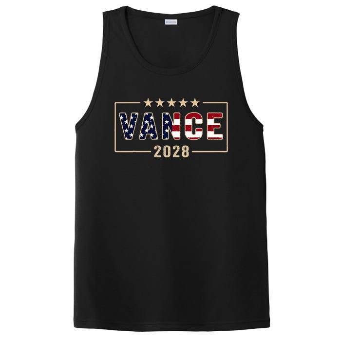 Vance 2028 J.D. Vance For President 28 Vance Flag PosiCharge Competitor Tank