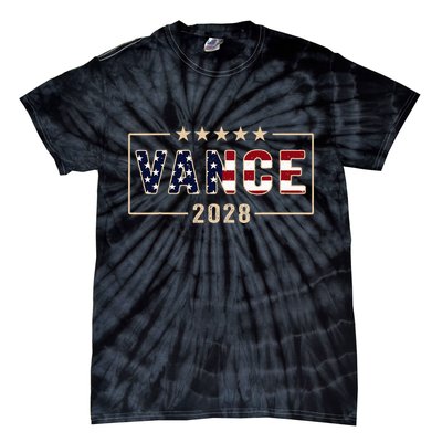 Vance 2028 J.D. Vance For President 28 Vance Flag Tie-Dye T-Shirt