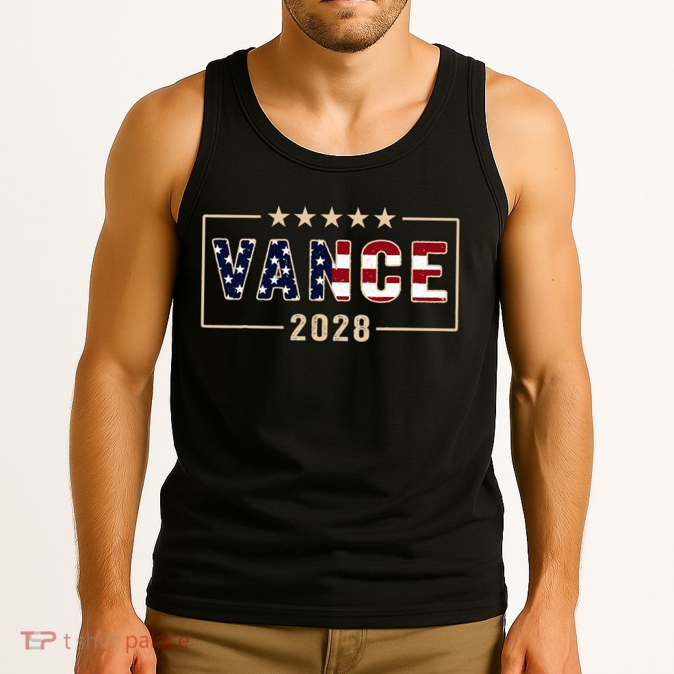 Vance 2028 J.D. Vance For President 28 Vance Flag Tank Top