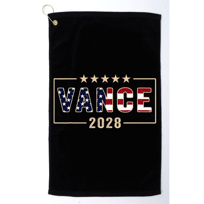 Vance 2028 J.D. Vance For President 28 Vance Flag Golf Towel