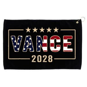 Vance 2028 J.D. Vance For President 28 Vance Flag Grommeted Golf Towel