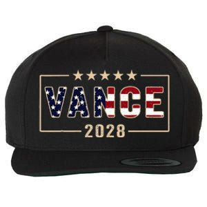 Vance 2028 J.D. Vance For President 28 Vance Flag Wool Snapback Cap