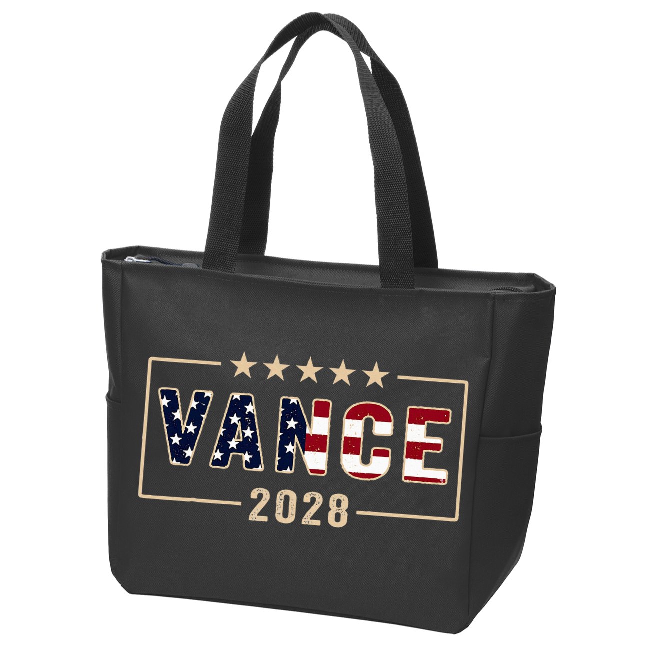 Vance 2028 J.D. Vance For President 28 Vance Flag Zip Tote Bag