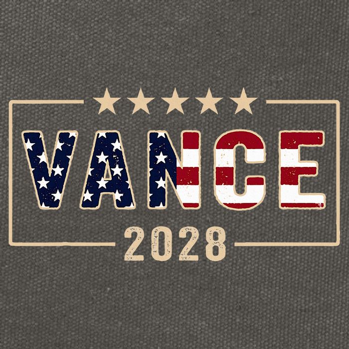 Vance 2028 J.D. Vance For President 28 Vance Flag Cotton Canvas Backpack