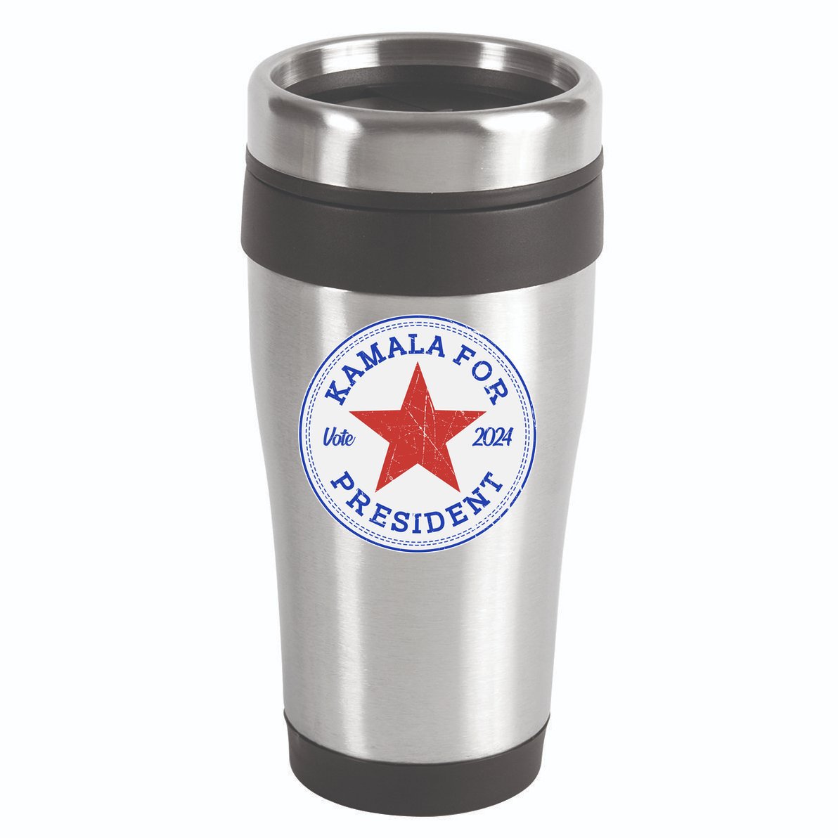 Vote 2024 Kamala For President Sneaker Logo 16oz Travel Tumbler