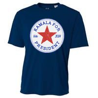 Vote 2024 Kamala For President Sneaker Logo Cooling Performance Crew T-Shirt