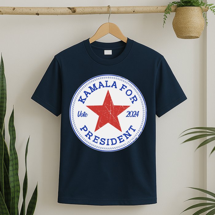 Vote 2024 Kamala For President Sneaker Logo T-Shirt