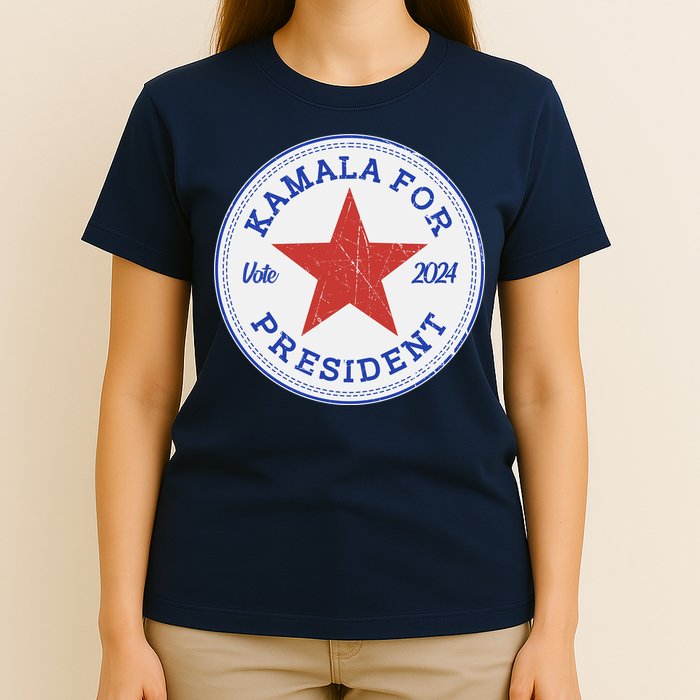 Vote 2024 Kamala For President Sneaker Logo T-Shirt