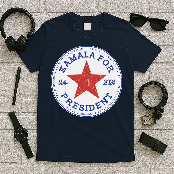 Vote 2024 Kamala For President Sneaker Logo T-Shirt
