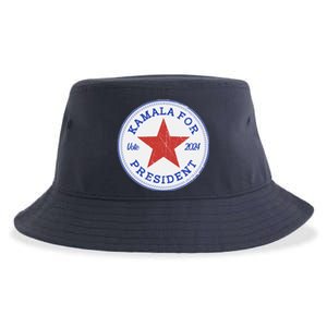 Vote 2024 Kamala For President Sneaker Logo Sustainable Bucket Hat