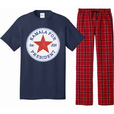 Vote 2024 Kamala For President Sneaker Logo Pajama Set