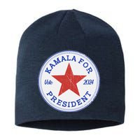 Vote 2024 Kamala For President Sneaker Logo Sustainable Beanie