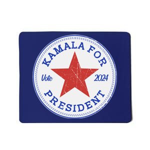 Vote 2024 Kamala For President Sneaker Logo Mousepad